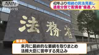 遺産分割、配偶者に居住権新設　高齢化で民法相続見直し