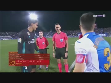 ≪コパ・デル・レイ17-18≫ [準々決勝：第1戦] レガネス vs レアル・マドリード