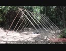 ホモと学ぶ草テントの作り方.Primitive Technology