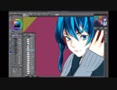 :画力向上計画:蒼藍さん【描いてみた】