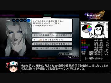 HOSPITAL.6人の医師 RTA 4時間42分10秒 part7(検視編 前編)