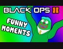 Black Ops 2 Revolution DLC Funny Moments - Glitches, Wacky Inflatable Tube Man, Evil Snow Man