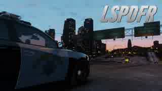 【GTA5】LSPDFRプレイ #10-3「峠MAX・夜」【警察MOD】