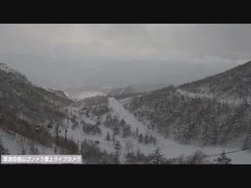 草津白根山噴火　噴火の瞬間
