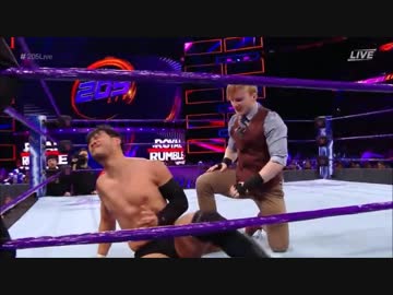 【WWE】ヒデオ・イタミvsジャック・ギャラハー【205Live】