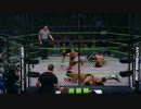 【GFW】ドレイク(ch.)vsパトロンvsインパクト【6 Steel Cage Match】