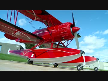 フロート付き複葉機はロマン