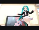 【MMD】（紳士） ちびあぴがテーブルで踊ってくれたので眺めてみた。