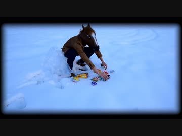家にあったゴミで「ようこそジャパリパークへ」を叩いてみた【in 雪原】