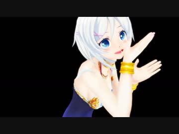 【MMD電脳少女シロ】[A]ddiction【ショートパンツ・キャミソール風？】