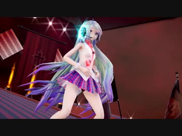 【MMD】★照れミク（プルメリア）さん　スーサイドパレヱド　RAY MMD