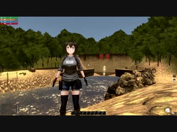 【美少女ゾンビサバイバルゲーム開発#16】川、ダム追加