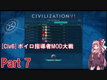 [Civ6]ボイロ指導者MOD大戦part7