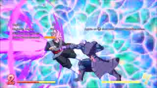 DBFZ : ヒットでコンボをやってみる