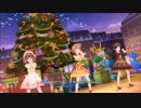 チョコレートとパンケーキとショートケーキ可愛いクリスマス