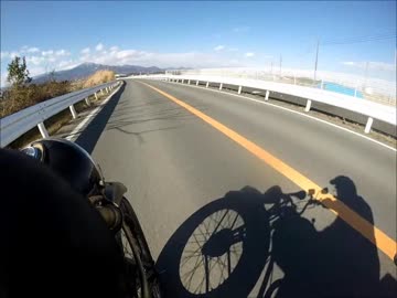 【車載動画】1938年製のバイクで山登り！【宮ケ瀬】