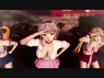 黒動[MMD]ここぁと双子の極楽浄土