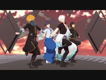 【MMD銀魂】もじゃーずとじみーずのオツキミリサイタル