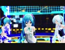 【MMD】Lat式ミクさん3人（V3・793・ジュリアナ）で「Scapecoat」