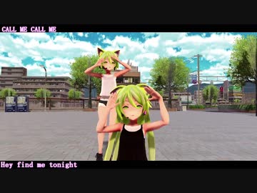 [MikuMikuDance]双子姉妹でCALL ME CALL ME
