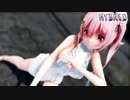 【MMD艦これ】白露型でHYBRID　DTを殺すセーターローアングルVer.　歌詞つき