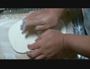 【無編集版】うどんを打つよ（３）うどん玉を伸ばして切り分けるよ