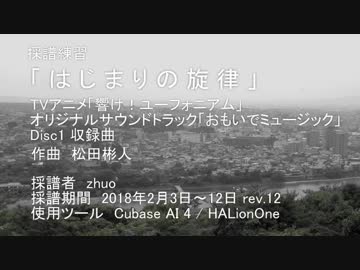 「はじまりの旋律」打ち込み (響け！ユーフォニアム サントラ収録曲)