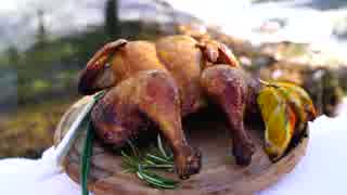 鳥の丸焼き