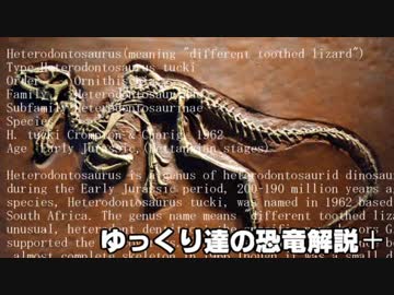 ゆっくり達の恐竜解説＋　第九回：プラテオサウルス