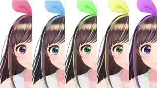 【一騎当千】キズナアイ6人に踊ってもらった(笑)【MMD】