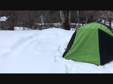 はじめての雪中キャンプ