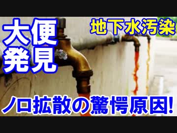【韓国 ノロ拡散の驚愕理由発覚】 ふん便性大腸菌発見！地下水が危険レベル突破！