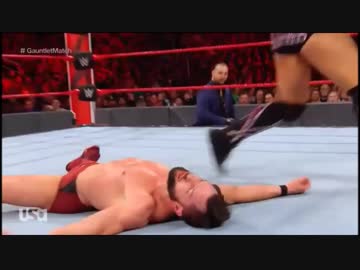 【WWE】7人ガントレットマッチ②【RAW 2.19】