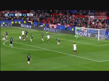 【17-18　CL】 ベスト16 1lg　セビージャFC × マンチェスター・ユナイテッド