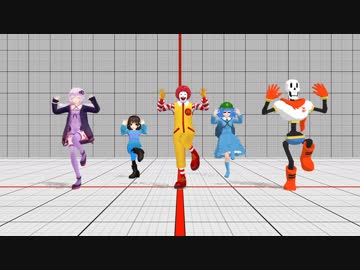 iMac版mmd(nanoem) みんなでダンスロボットダンス＋おまけ