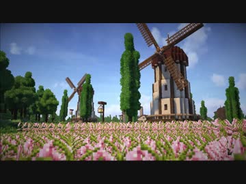 【Minecraft】のどかな景色