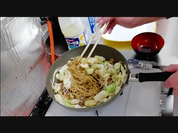 べちゃべちゃしない焼きそばつくるよー(´・ω・｀)