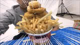 【無感情】カップヌードルポテナゲにガチのポテナゲ入れて最強にして食べてみたwww