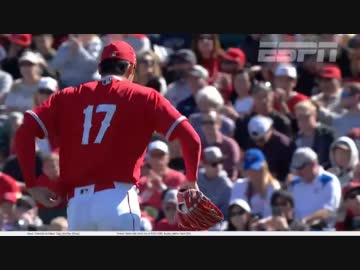 ESPN版【大谷翔平 全タッチ集】大谷翔平投手 オープン戦　MLBデビュー