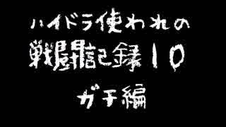 ハイドラ使われの戦闘記録10