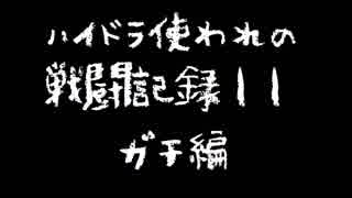 ハイドラ使われの戦闘記録11