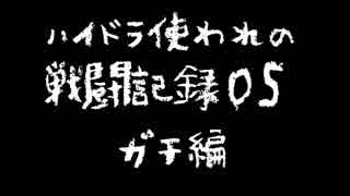 ハイドラ使われの戦闘記録05