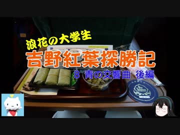【ゆっくり】浪花の大学生 吉野紅葉探勝記 ８ 青の交響曲 後編