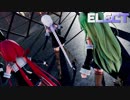 【MMD艦これ】江風山風海風でELECT　ニーソガーターローアングルVer.　歌詞つき