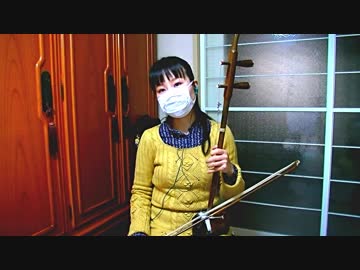 【ポプテピピック】POPPY POPPY DAY二胡で弾いてみた