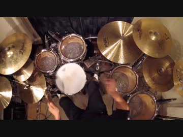 ポプテピピック ED 「POPPY PAPPY DAY」を叩いてみた。