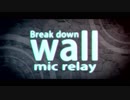 【ニコカラ】Break down wall mic relay ～on vocal～