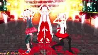 【MMD】ほのおタイプ３人がPerfumeのSweet Refrainを踊りました♪【火な祭り】