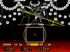 Undertale派生『Genocide Asgore』(NOMALクリア + LUNATICお試しプレイ)