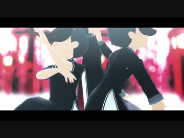 【MMDおそ松さん】グラデ松で桃源恋歌(1番のみ)